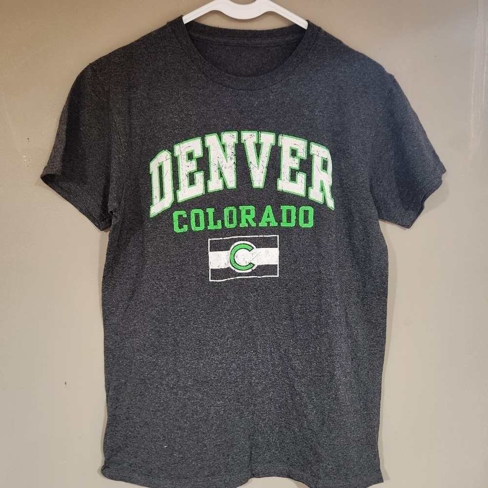 Denver Colorado Tee Size XS Grey